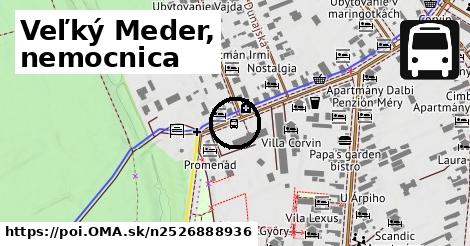 Veľký Meder, nemocnica