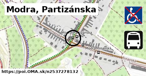 Modra, Partizánska