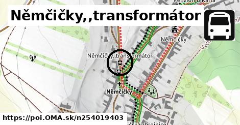 Němčičky,,transformátor