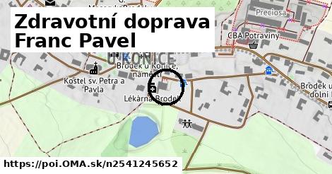 Zdravotní doprava Franc Pavel