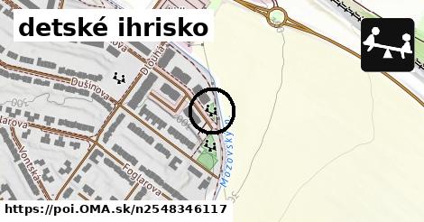 detské ihrisko