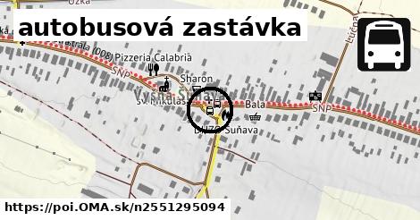 autobusová zastávka