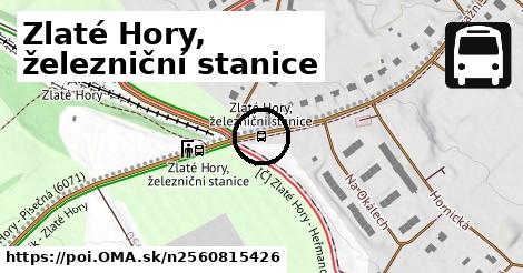 Zlaté Hory, železniční stanice