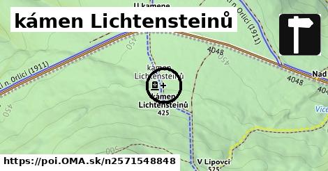 kámen Lichtensteinů