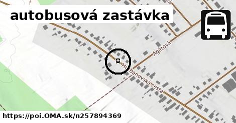 autobusová zastávka