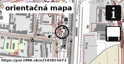 orientačná mapa