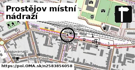 Prostějov místní nádraží