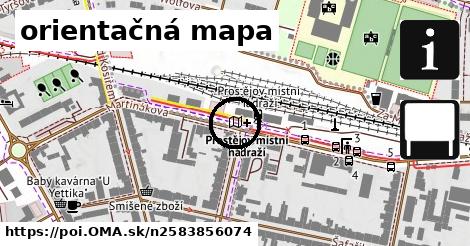 orientačná mapa