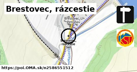 Brestovec, rázcestie