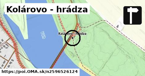 Kolárovo - hrádza