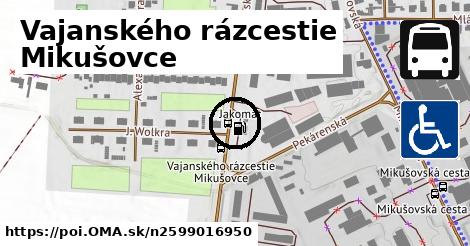 Vajanského rázcestie Mikušovce