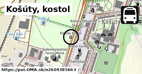 Košúty, kostol