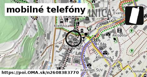 mobilné telefóny