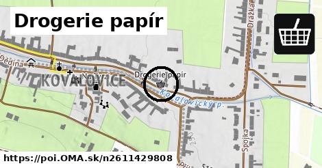 Drogerie papír