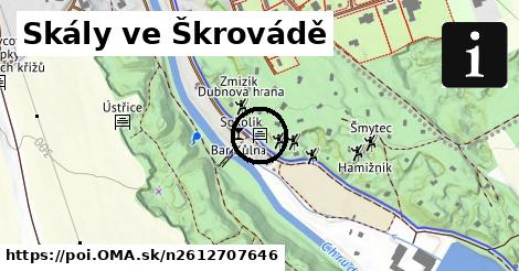 Skály ve Škrovádě