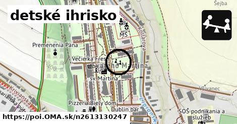 detské ihrisko