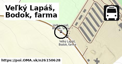 Veľký Lapáš, Bodok, farma