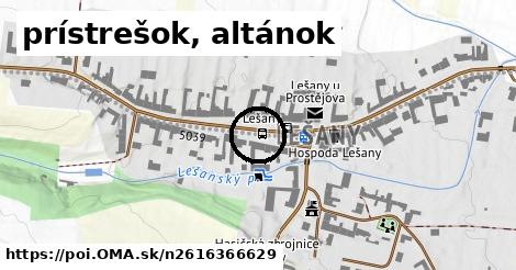 prístrešok, altánok