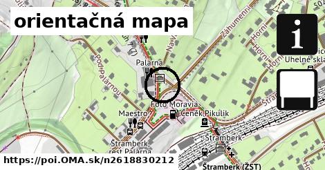 orientačná mapa