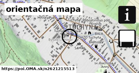 orientačná mapa