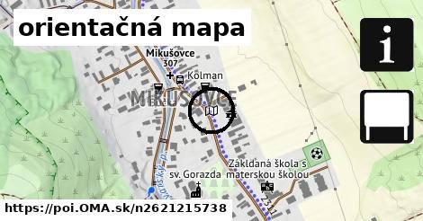 orientačná mapa