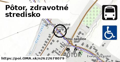 Pôtor, zdravotné stredisko