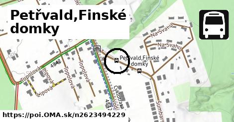 Petřvald,Finské domky