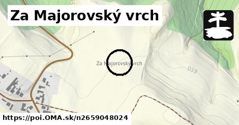 Za Majorovský vrch