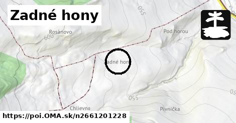 Zadné hony