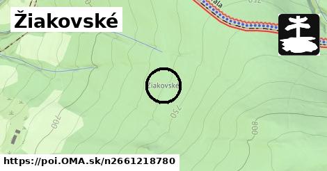 Žiakovské