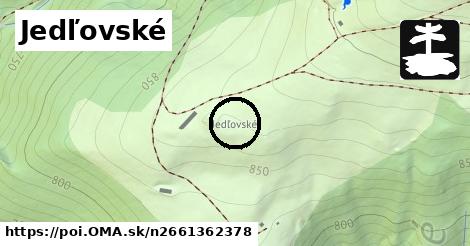 Jedľovské