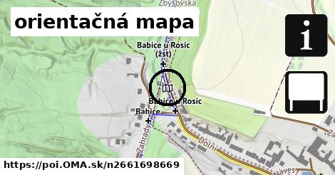 orientačná mapa