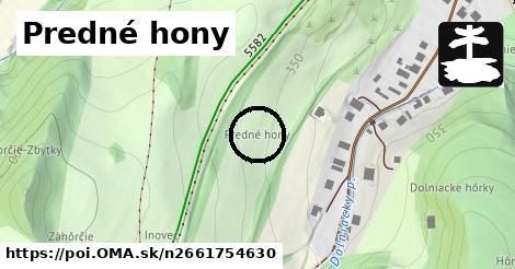 Predné hony