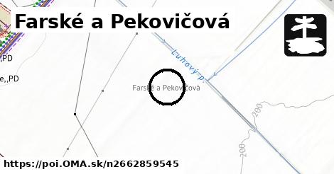 Farské a Pekovičová