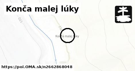 Konča malej lúky