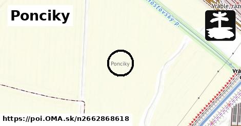 Ponciky