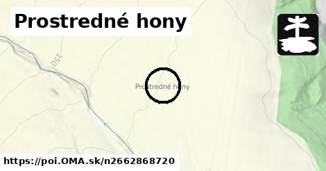 Prostredné hony