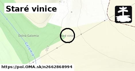 Staré vinice