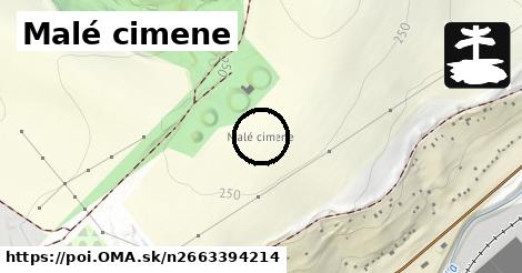 Malé cimene