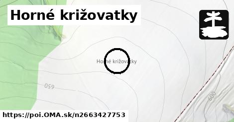 Horné križovatky