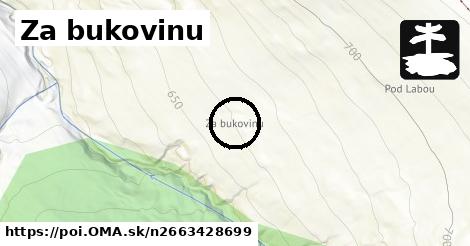 Za bukovinu