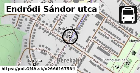 Endrődi Sándor utca