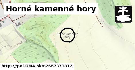 Horné kamenné hory