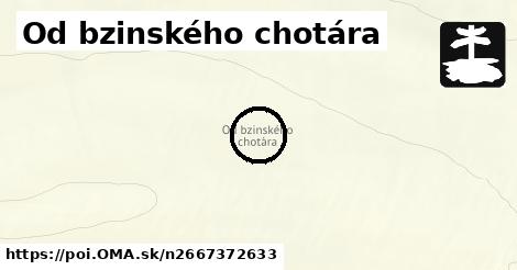 Od bzinského chotára