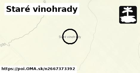 Staré vinohrady