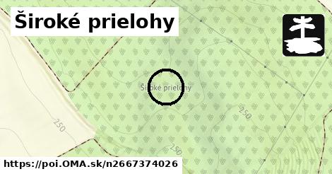 Široké prielohy