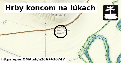 Hrby koncom na lúkach