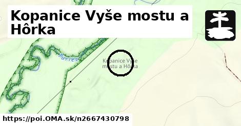 Kopanice Vyše mostu a Hôrka