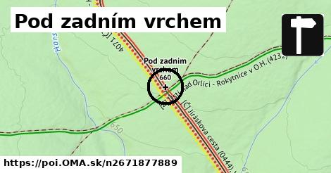 Pod zadním vrchem