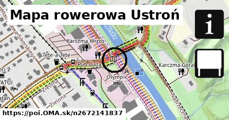 Mapa rowerowa Ustroń